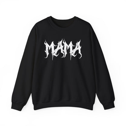 Mama Crewneck Sweatshirt Black & White
