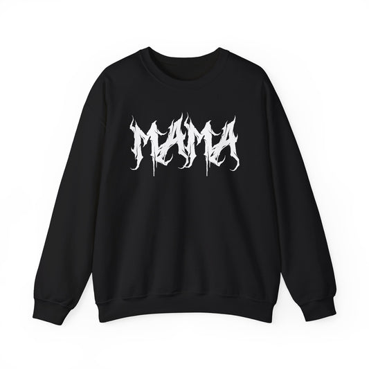 Mama Crewneck Sweatshirt Black & White