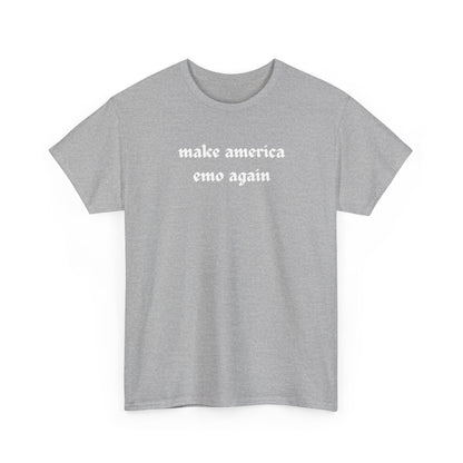 make america emo again Tee | Text Graphic Shirt, Gothic Font