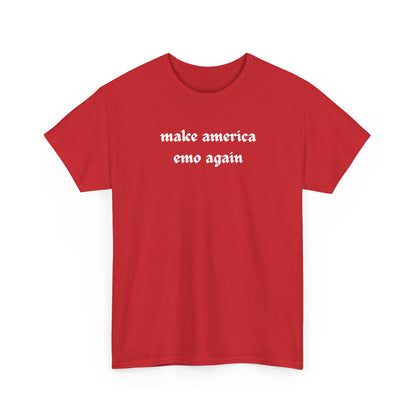 make america emo again Tee | Text Graphic Shirt, Gothic Font
