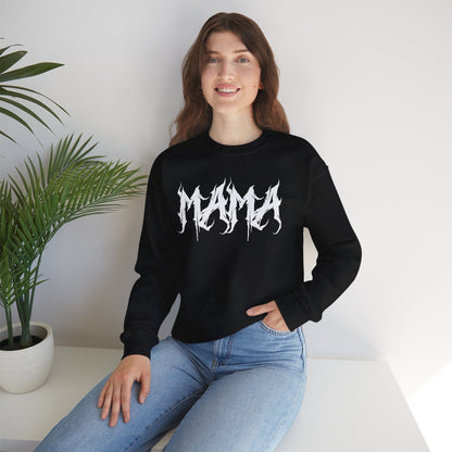 Mama Crewneck Sweatshirt Black & White