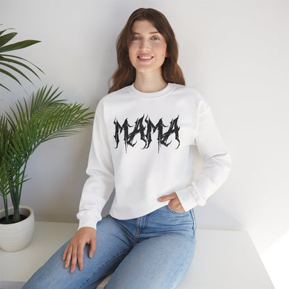 Mama Crewneck Sweatshirt Black & White